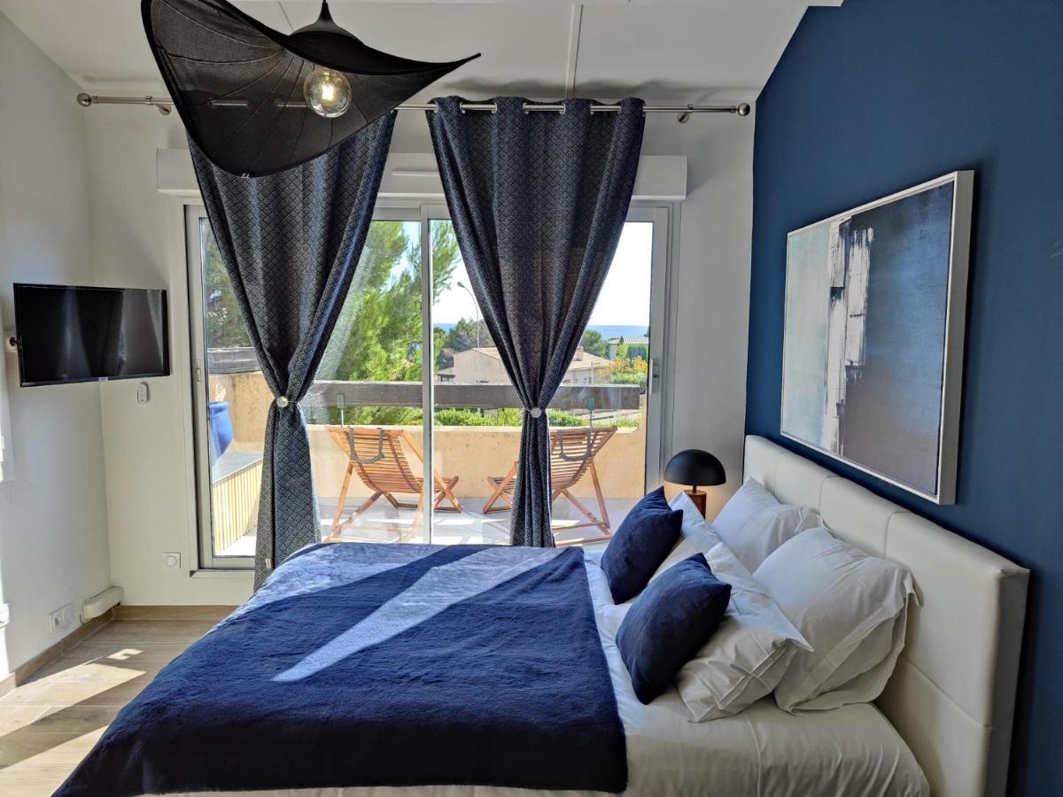 Suites Jm - Les Pins Marines - Jacuzzi & Vue Mer Bandol Exterior foto